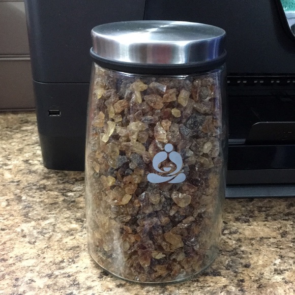 Teavana Rock Sugar 3 lbs in a Teavana glass Jar - Picture 2 of 4